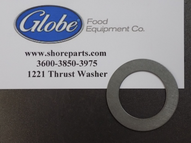 Globe Slicer Models 3600, 3850, 3975 Thrust Washer Part 1221